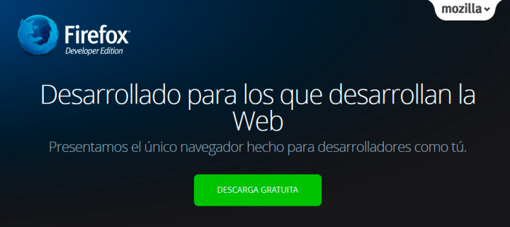 Firefox para desarrolladores web